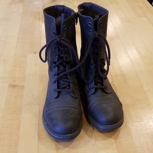 Brown Combat Boots